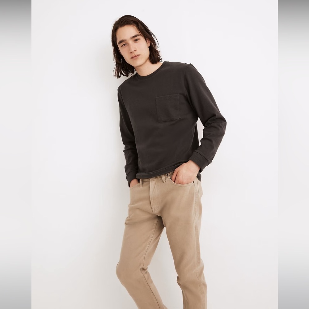 NWT Madewell Relaxed Long-Sleeve Tee